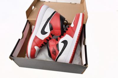 wholesale quality air jordan 1 mid gym red