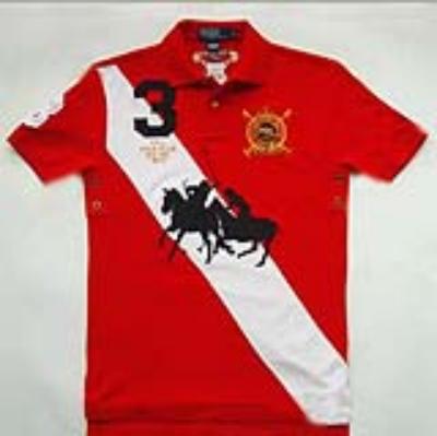 Ralph Lauren men polo shirt-short sleeve-red/white No.203