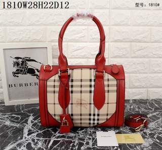 Burberry 1810 plaid with red belt 39564