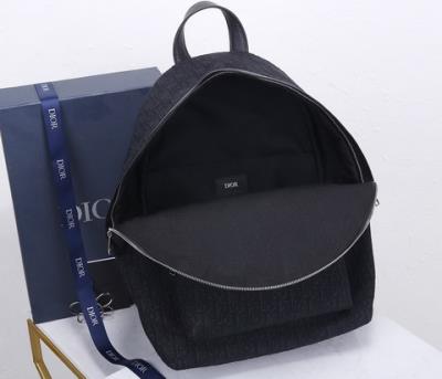 wholesale quality christian dior backpack oblique 93328 all black