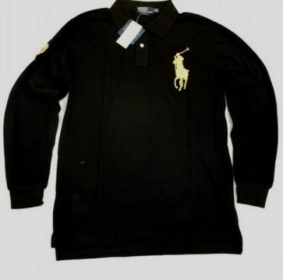 Ralph Lauren men Polo shirt-long sleeve-black No.324